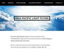 Tablet Screenshot of lightflying.com.au